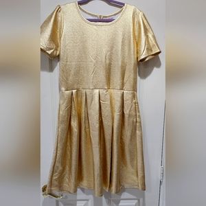 Metallic Gold Amelia